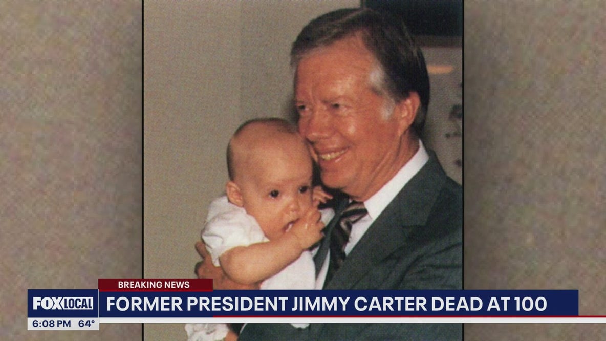 Tributes pour in for former President Jimmy Carter